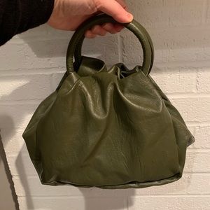 Anthropologie handbag. Olive Green